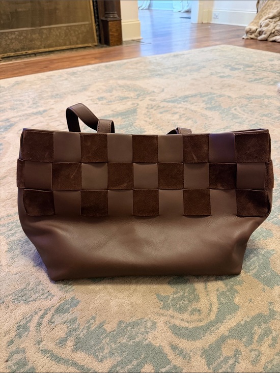 Madewell Handbags - Madewell Brown Woven Leather Tote